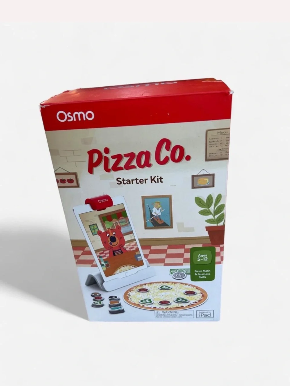 Osmo Pizza Co. Starter Kit iPad iOS STEM Math Game COMPLETE Set Ages 5-12